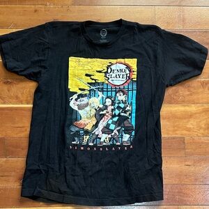 Demon Slayer Black Graphic Tee